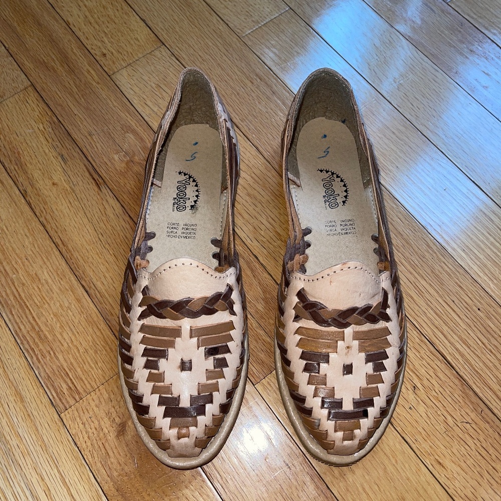 Woven Mexican Slip on shoes